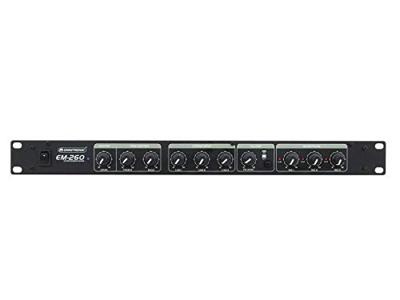 Omnitronic EM-260B 6-kanaals mixer