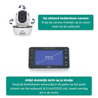 Alecto DVM200XL Babyfoon Wit/Grijs - thumbnail