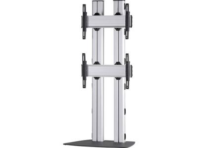 VCM Morgenthaler FLAT-E-(2X1) 2x1 Videowall standvoet 106,7 cm (42) - 139,7 cm (55) In hoogte verstelbaar, Kantelbaar