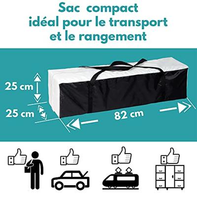 BAMBISOL - Opvouwbare babybox 90 x 90 cm - Speelruimte, draagtas - thumbnail
