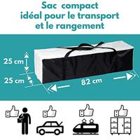 BAMBISOL - Opvouwbare babybox 90 x 90 cm - Speelruimte, draagtas - thumbnail