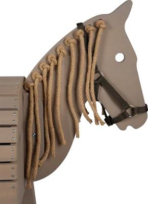 Small Foot - houten paard grijs - thumbnail