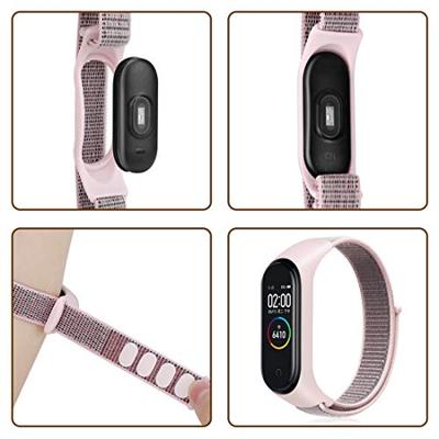 Nylon Geweven Bandje Xiaomi Mi Band 3 / 4 / 5 / 6 / 7 - Wit Nylon Geweven Bandje Xiaomi Mi Band 3 / 4 / 5 / 6 / 7 - Wit