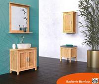 EISL badmat 50x70 cm bamboe - thumbnail