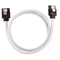 Corsair Hoogwaardige ommantelde SATA-kabel 60 cm (witte kleur) - thumbnail