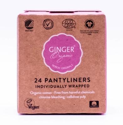 Ginger Organic Inlegkruisjes individueel verpakt 24 Stuks