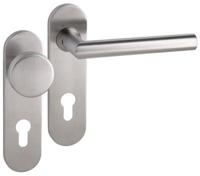 Tavira PF KL4 KS kruk R/vaste knop PC72mm rvs mat - thumbnail