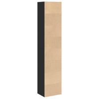 Boekenkast 40x30x189 cm bewerkt hout zwart - thumbnail
