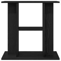 Aquariumstandaard 60x30x60 cm spaanplaat zwart eikenkleurig - thumbnail