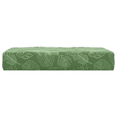 VidaXL Palletkussen bladpatroon 60x60x8 cm oxford stof
