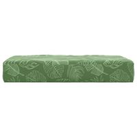 VidaXL Palletkussen bladpatroon 60x60x8 cm oxford stof - thumbnail