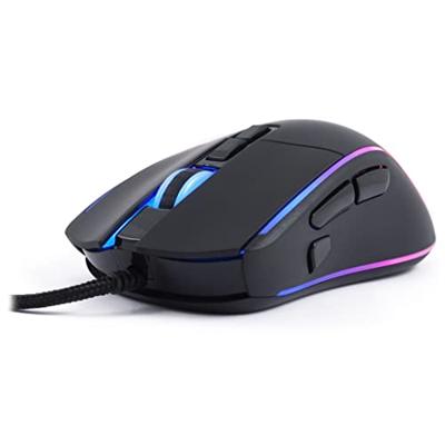 Gaming muis met led CoolBox DeepDarth Zwart 6400 dpi