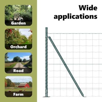VidaXL Hek met paal groen 1 x 25 m staal