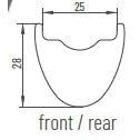 Miche achterwiel 29"k4 regular steekas 142 shim center lock
