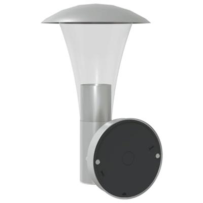 Buitenwandlamp roestvrij staal zilverkleurig Buitenwandlamp roestvrij staal zilverkleurig