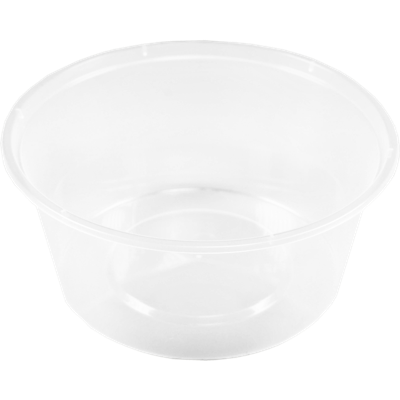 Bak | PP | 350ml | Ø119mm | kunststof cup | 52mm | transparant | 500 stuks