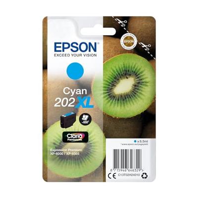 Epson Inktcartridge 202XL Origineel Cyaan C 13 T 02H24010 Epson Inktcartridge 202XL Origineel Cyaan C 13 T 02H24010