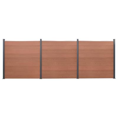Schuttingpaneelset 526x186 cm HKC bruin