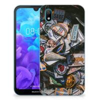 Huawei Y5 (2019) | Siliconen hoesje | met foto Badges - thumbnail
