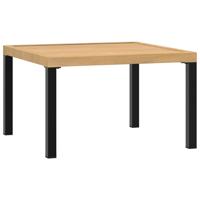 4-delige Loungeset met kussens aluminium zwart - thumbnail