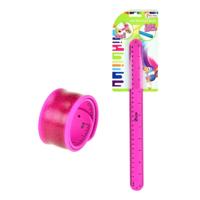 Toi Toys Klaparmband liniaal roze - thumbnail