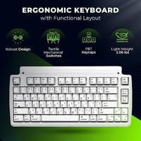 Matias Wired Mini Tactile Pro Keyboard US QWERTY for MacBook white - thumbnail