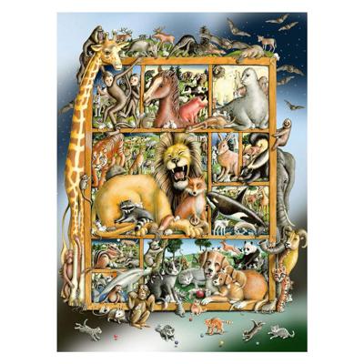 Ravensburger legpuzzel xxl dierencollage, 100st.