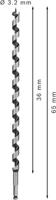 Bosch Accessories 2608597645 Slangenboor 18 mm Gezamenlijke lengte 450 mm Zeskant schacht 1 stuk(s) - thumbnail