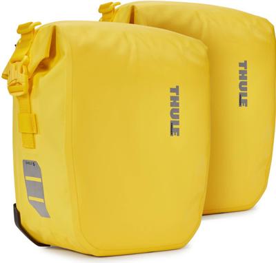 THULE pack'n pedal tas "shield pannier small" bag shield pannier small yellow