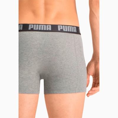 Pakket met onderbroeken Puma Basic Grijs Boxer 2 Onderdelen - Maat: 2XL
