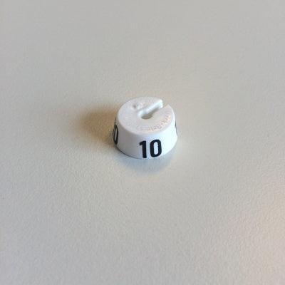 MB wit/zwart 10 voor op kledinghanger