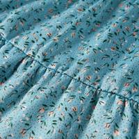 Kinderjurk met lange mouwen 140 blauw - thumbnail