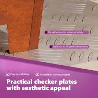 VidaXL Trap tread rechthoekig 2 pcs zilver 50 x 40 cm aluminium - thumbnail