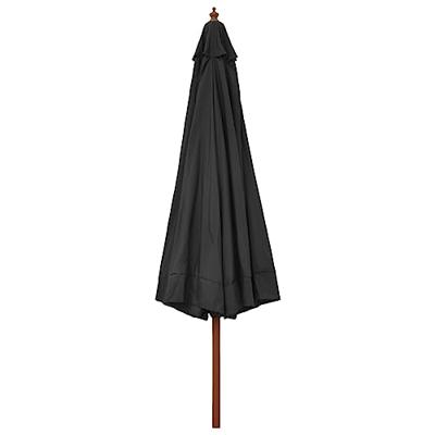 Parasol met houten paal 330 cm antraciet Parasol met houten paal 330 cm antraciet