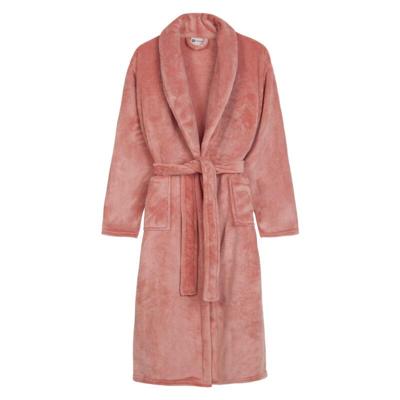 Good Morning Badjas, Roze - (M/L) - Polyvelvet