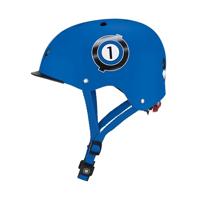 Globber helm elite lights racing blue - thumbnail