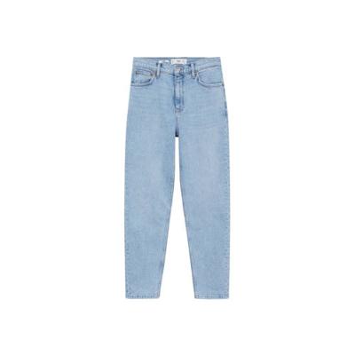 Mango high waist mom jeans blauw Mango high waist mom jeans blauw