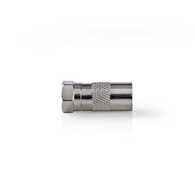 Satelliet- en antenne-adapter | F male - Coax female | 10 stuks | Metaal