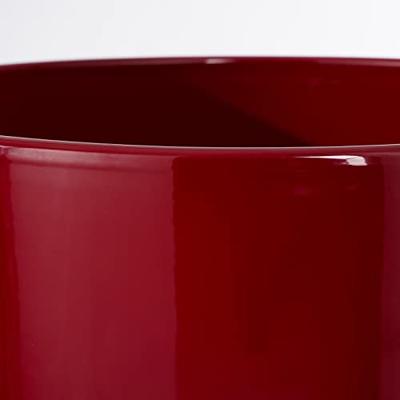 Mica Decorations tusca pot donkerrood 25x28cm