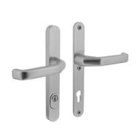 Intersteel Veiligheidsbeslag SKG3 smal kruk/kruk PC92mm kerntrekbeveiliging - aluminium - thumbnail