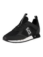 Emporio Armani EA7 Black & White Sneakers Heren Zwart - Maat 43 1/3 - Kleur: Zwart | Soccerfanshop - thumbnail