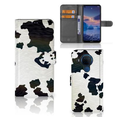 Nokia 5.4 | Telefoonhoesje | Met pasjeshouder | Koeienvlekken Nokia 5.4 | Telefoonhoesje | Met pasjeshouder | Koeienvlekken