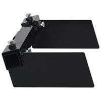 VidaXL Sneeuwploegadapter voor gazonmaaier zwart - thumbnail