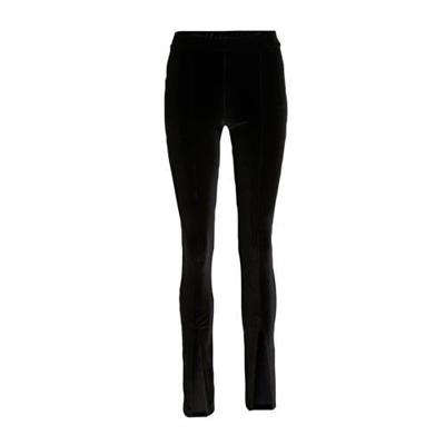 Ruby velvet flared tregging zwart