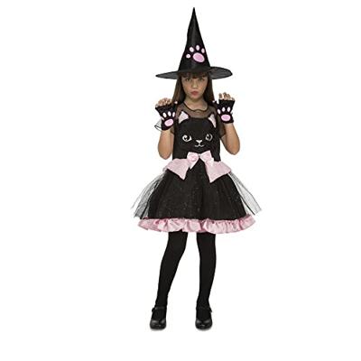 Kostuums voor Kinderen My Other Me Zwart Heks Katje Maat 5-6 Jaar