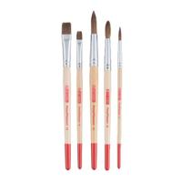 Talens Art Creation aquerelpenselenset polyester, set met 5 penselen - thumbnail