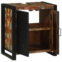 Wastafelkast Bruin 55 x 35 x 60 cm Massief Gerecycled Hout - thumbnail