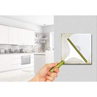 Aanraakgevoelige lichtschakelaar MACLEAN Energy MCE702W enkel, glas, met ronde knop Wit - thumbnail