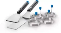 Breakfast kit (4 universele ringen en 2 plancha spatels) BBQ Napoleon Grills - Napoleon grills - thumbnail