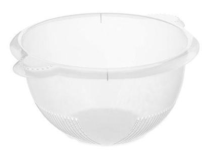 Rotho RONDO Vergiet 32.5x26.5x13 cm Transparant Rotho RONDO Vergiet 32.5x26.5x13 cm Transparant